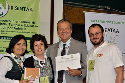 The Italian National Guidelines for Animal Assisted Interventions presented at the IIIrd SINTAA Symposium, Rio de Janeiro