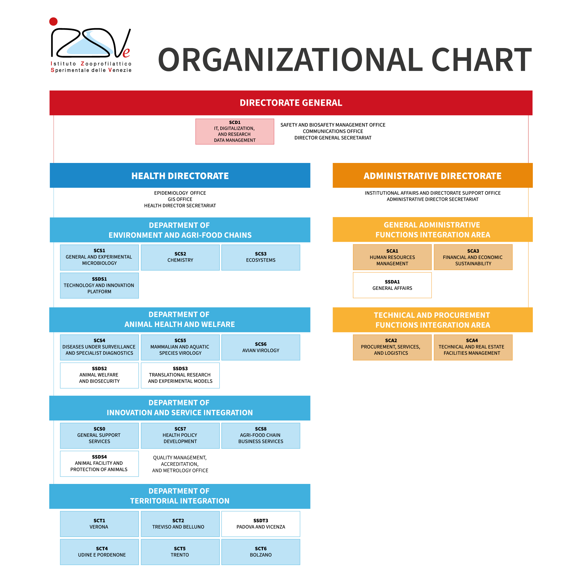 IZSVe Organizational Chart | 2026